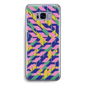 CaseCompany Skew Blush 1: Samsung Galaxy S8 Transparant Hoesje