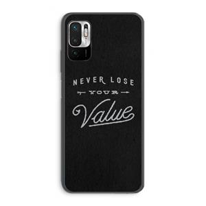 CaseCompany Never lose your value: Xiaomi Redmi Note 10 5G Transparant Hoesje