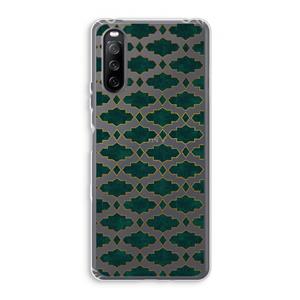 CaseCompany Moroccan tiles: Sony Xperia 10 III Transparant Hoesje
