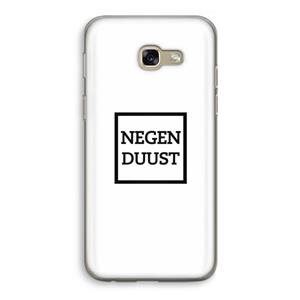 CaseCompany Negenduust vierkant: Samsung Galaxy A5 (2017) Transparant Hoesje