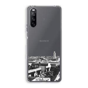 CaseCompany Marrakech Skyline : Sony Xperia 10 III Transparant Hoesje