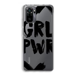 CaseCompany Girl Power #2: Xiaomi Redmi Note 10 Pro Transparant Hoesje