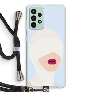 CaseCompany Incognito: Samsung Galaxy A52s 5G Transparant Hoesje met koord