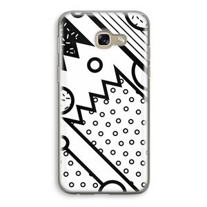 CaseCompany Pop Art #4: Samsung Galaxy A5 (2017) Transparant Hoesje