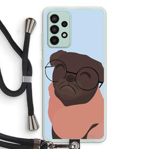 CaseCompany Ludo: Samsung Galaxy A52s 5G Transparant Hoesje met koord