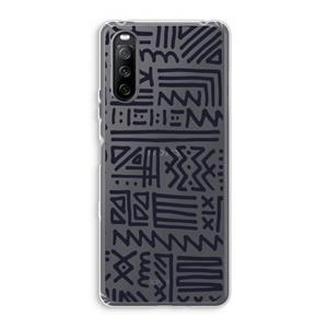 CaseCompany Marrakech print: Sony Xperia 10 III Transparant Hoesje