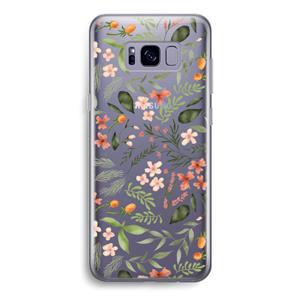CaseCompany Sweet little flowers: Samsung Galaxy S8 Transparant Hoesje