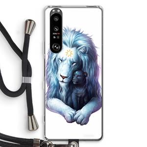 CaseCompany Child Of Light: Sony Xperia 1 III Transparant Hoesje met koord