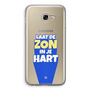 CaseCompany Laat de zon in je hart: Samsung Galaxy A5 (2017) Transparant Hoesje