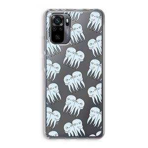 CaseCompany Octopussen: Xiaomi Redmi Note 10 Pro Transparant Hoesje