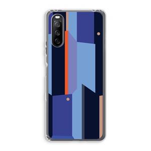 CaseCompany Gestalte 3: Sony Xperia 10 III Transparant Hoesje