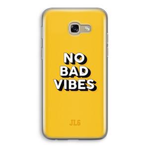 CaseCompany No Bad Vibes: Samsung Galaxy A5 (2017) Transparant Hoesje
