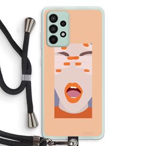 CaseCompany Surprise: Samsung Galaxy A52s 5G Transparant Hoesje met koord