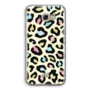 CaseCompany Leopard pattern: Samsung Galaxy A5 (2017) Transparant Hoesje