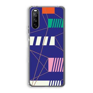 CaseCompany Gestalte 5: Sony Xperia 10 III Transparant Hoesje
