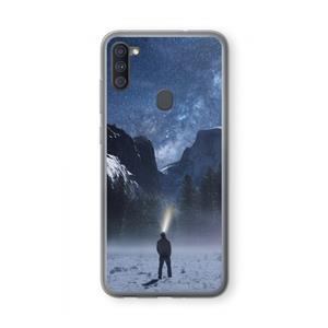 CaseCompany Wanderlust: Samsung Galaxy A11 Transparant Hoesje