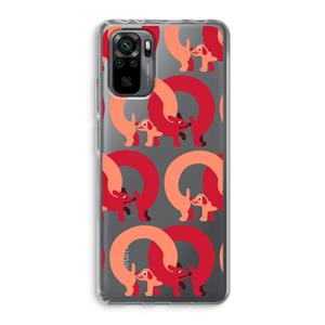 CaseCompany Dogs: Xiaomi Redmi Note 10 Pro Transparant Hoesje