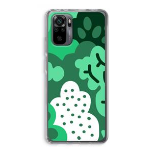 CaseCompany Bushes: Xiaomi Redmi Note 10 Pro Transparant Hoesje