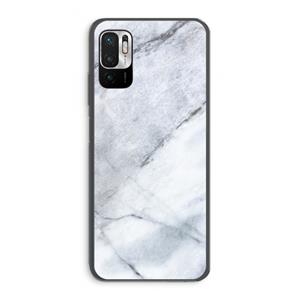 CaseCompany Witte marmer: Xiaomi Redmi Note 10 5G Transparant Hoesje
