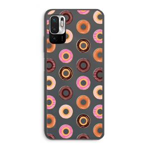 CaseCompany Donuts: Xiaomi Redmi Note 10 5G Transparant Hoesje