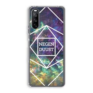 CaseCompany Negenduust ruimte: Sony Xperia 10 III Transparant Hoesje