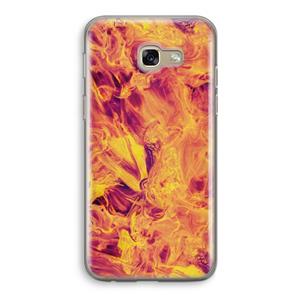 CaseCompany Eternal Fire: Samsung Galaxy A5 (2017) Transparant Hoesje