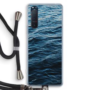 CaseCompany Oceaan: Sony Xperia 5 II Transparant Hoesje met koord