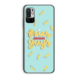 CaseCompany Always fries: Xiaomi Redmi Note 10 5G Transparant Hoesje