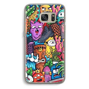 CaseCompany Vexx Mixtape: Samsung Galaxy S7 Transparant Hoesje