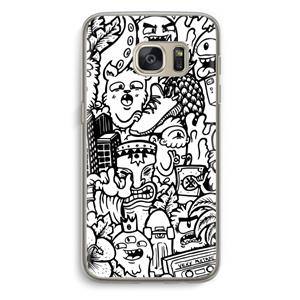 CaseCompany Vexx Mixtape #2: Samsung Galaxy S7 Transparant Hoesje