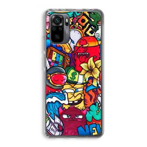CaseCompany No Rules: Xiaomi Redmi Note 10 Pro Transparant Hoesje