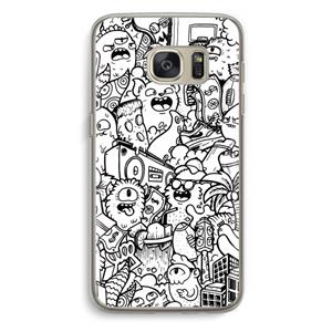 CaseCompany Vexx City #2: Samsung Galaxy S7 Transparant Hoesje
