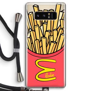 CaseCompany McElodie: Samsung Galaxy Note 8 Transparant Hoesje met koord