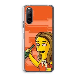 CaseCompany Jamie Lee Simpson: Sony Xperia 10 III Transparant Hoesje