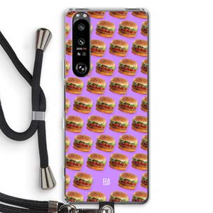 CaseCompany Giants: Sony Xperia 1 III Transparant Hoesje met koord