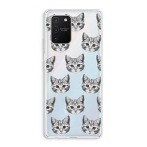 CaseCompany Kitten: Samsung Galaxy S10 Lite Transparant Hoesje