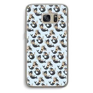 CaseCompany Zeemeermin: Samsung Galaxy S7 Transparant Hoesje