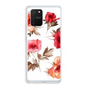 CaseCompany Roosjes: Samsung Galaxy S10 Lite Transparant Hoesje