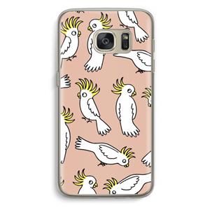 CaseCompany Papegaai: Samsung Galaxy S7 Transparant Hoesje