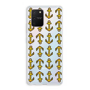 CaseCompany Musketon Anchor: Samsung Galaxy S10 Lite Transparant Hoesje