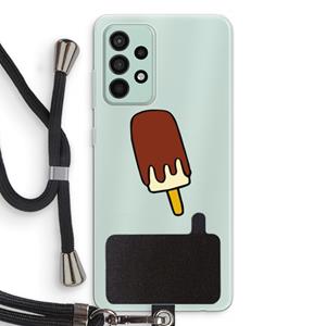 CaseCompany Frisco: Samsung Galaxy A52s 5G Transparant Hoesje met koord