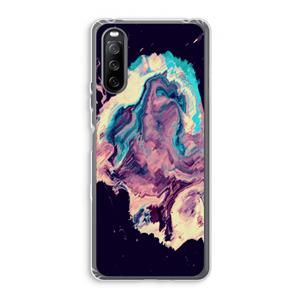 CaseCompany Cosmic Silence: Sony Xperia 10 III Transparant Hoesje