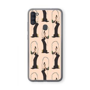 CaseCompany Pop Some Kim: Samsung Galaxy A11 Transparant Hoesje