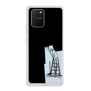 CaseCompany Musketon Painter: Samsung Galaxy S10 Lite Transparant Hoesje