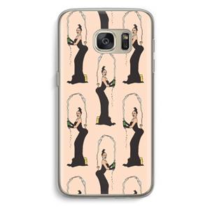 CaseCompany Pop Some Kim: Samsung Galaxy S7 Transparant Hoesje