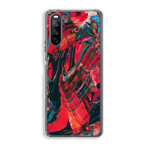 CaseCompany Endless Descent: Sony Xperia 10 III Transparant Hoesje