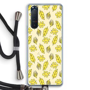 CaseCompany Herfst: Sony Xperia 5 II Transparant Hoesje met koord