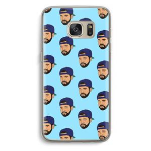CaseCompany Drake Away: Samsung Galaxy S7 Transparant Hoesje