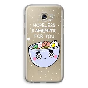 CaseCompany I'm A Hopeless Ramen-Tic For You: Samsung Galaxy A5 (2017) Transparant Hoesje