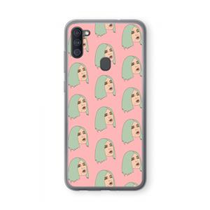 CaseCompany King Kylie: Samsung Galaxy A11 Transparant Hoesje